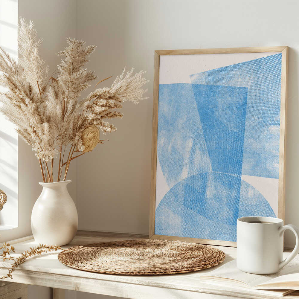 Blue Geometric Waves