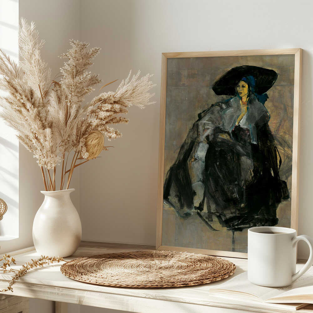 Woman In An Impressionistic Style