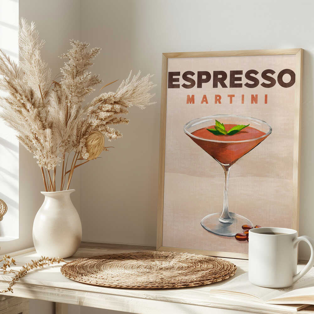 Espresso Martini Cocktail Bar Decor