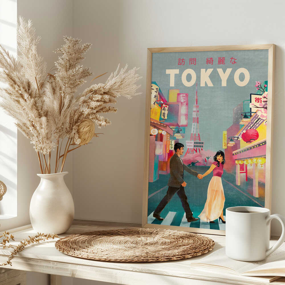 Tokyo Japan Travel Art