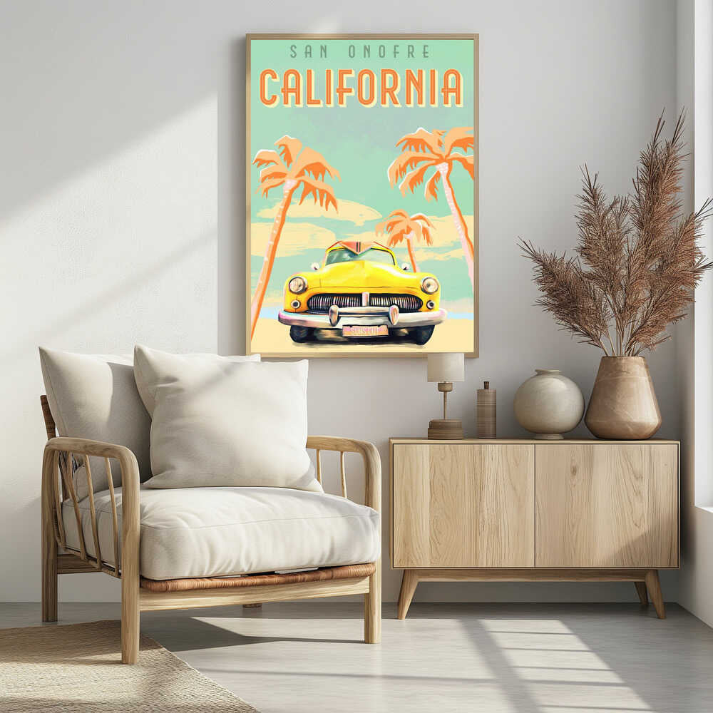 California Surf Poster