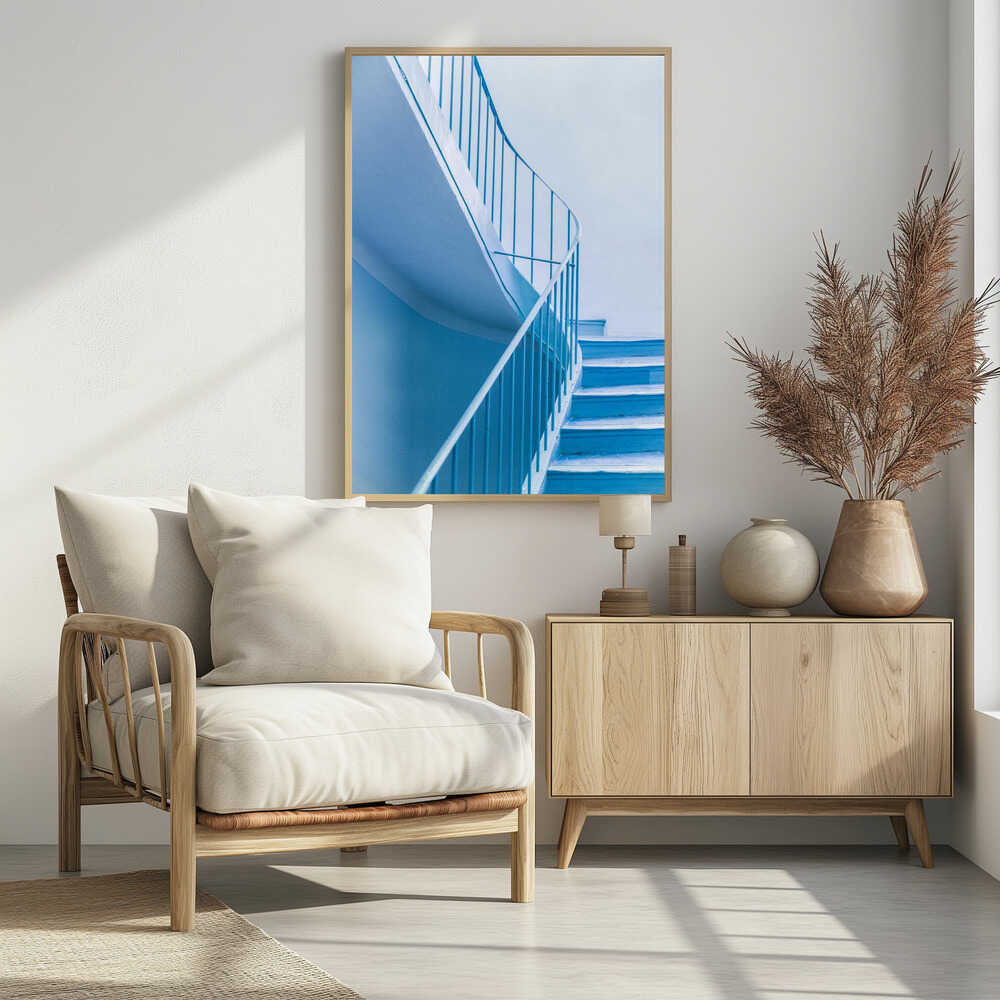 Blue Steps | Architectural Minimalism