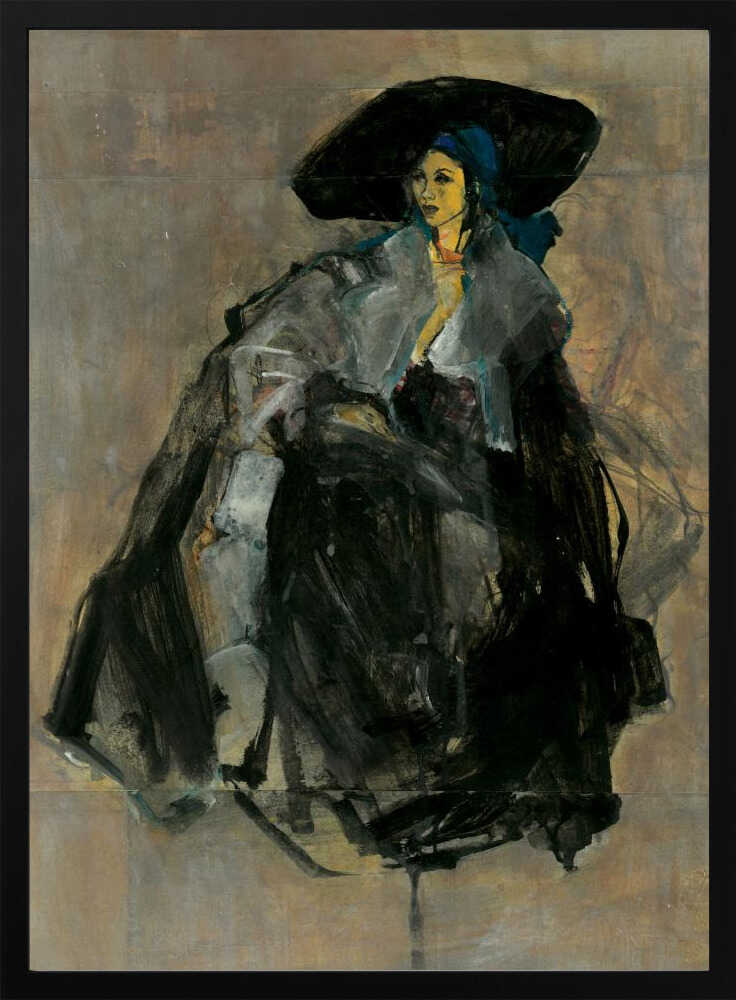 Woman In An Impressionistic Style