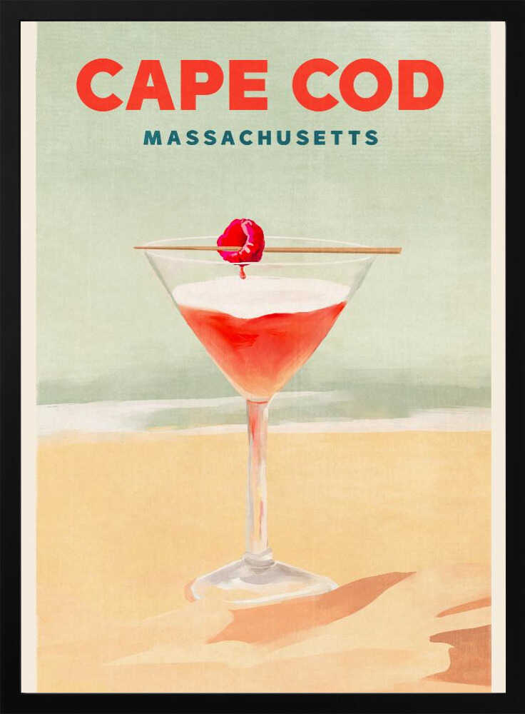 Cape Cod Cocktail Tall Poster
