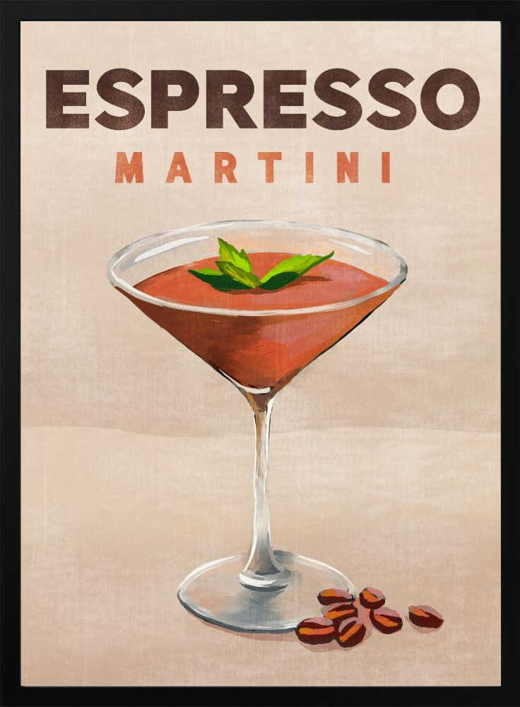 Espresso Martini Cocktail Bar Decor