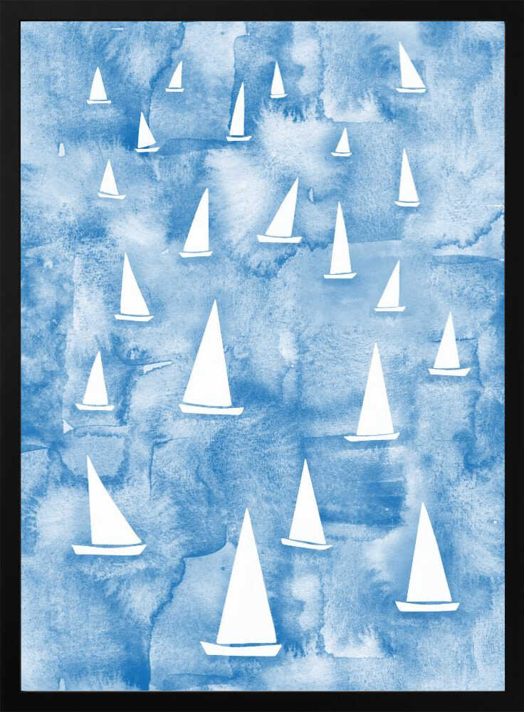 White Sail Boats