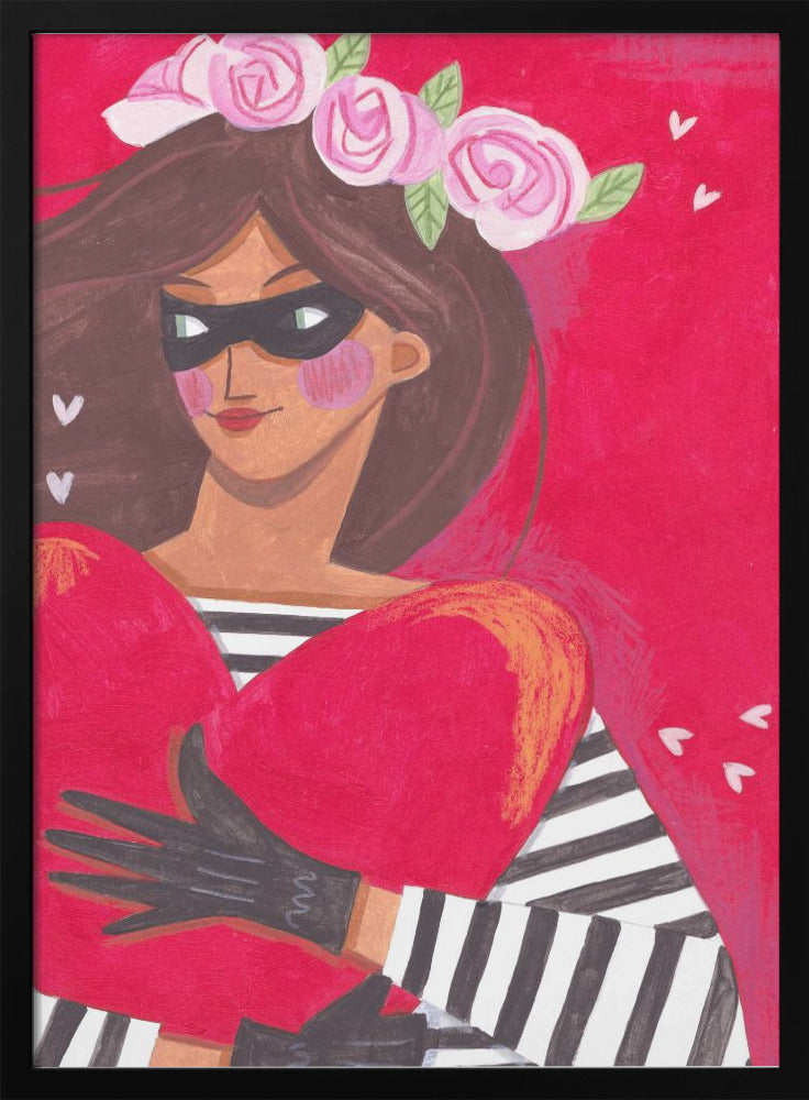 Portrait woman you stole my heart - plakatstore