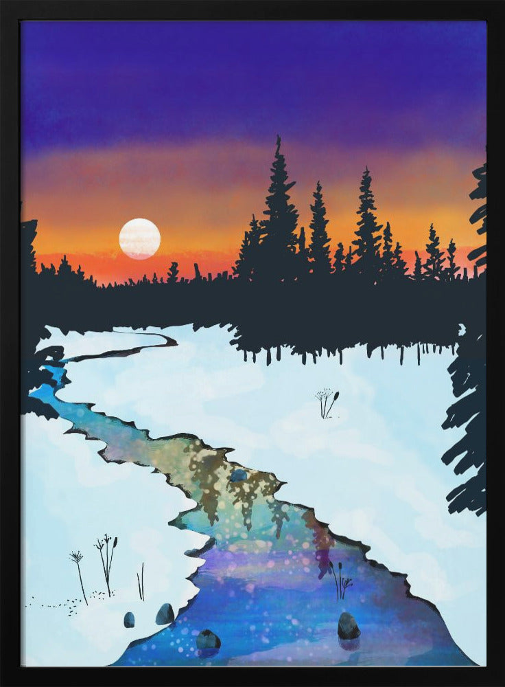 Purple Midnight - plakatstore