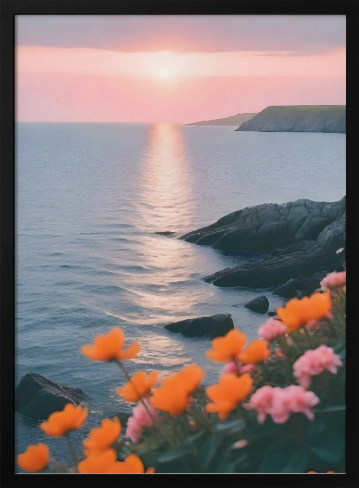 Rocky Beach Sunset - plakatstore