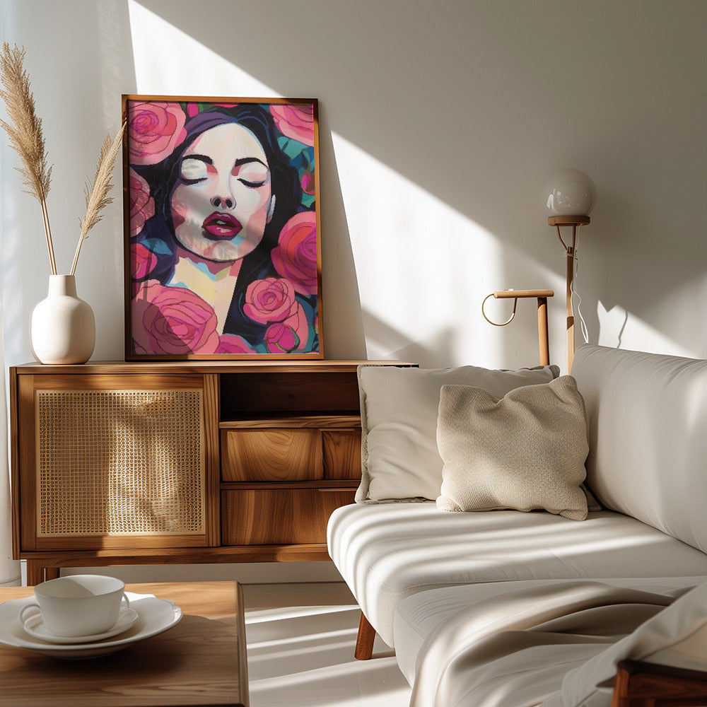 Roses Bloom Every Time I Think of You - plakatstore