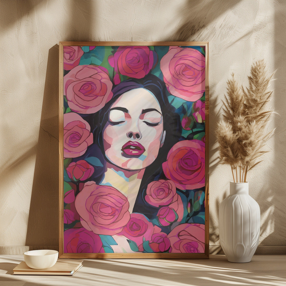 Roses Bloom Every Time I Think of You - plakatstore