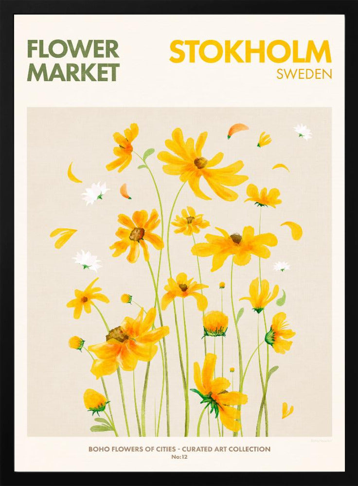 Stokholm Flower Market - plakatstore