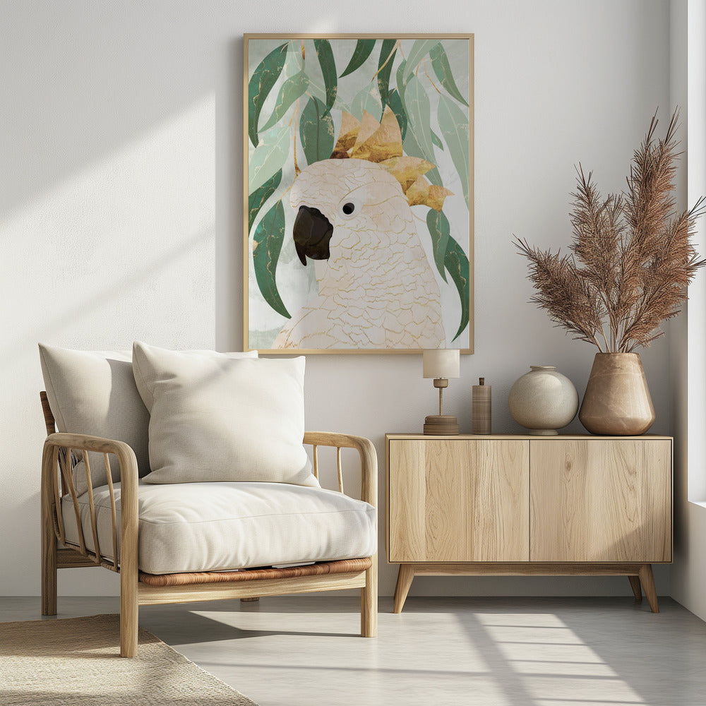 Sydney Opera Cockatoo with Eucalyptus - plakatstore