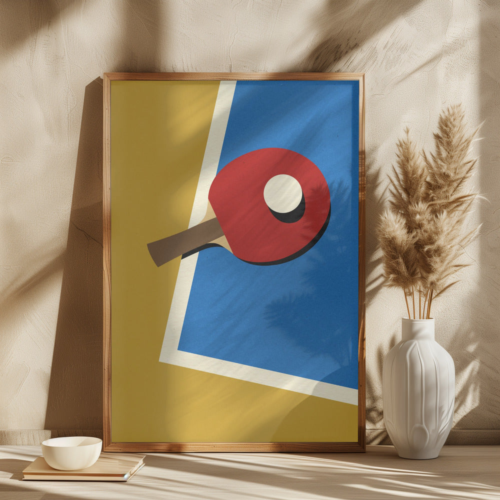 Table Tennis Team Red - plakatstore