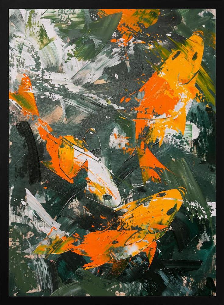 The Abstract Fishes - plakatstore