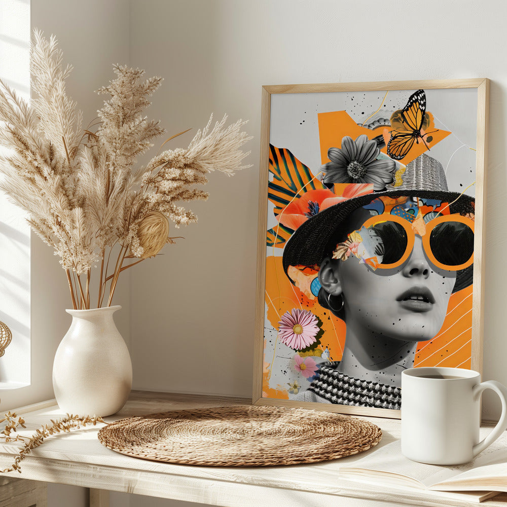 The Collage Girl No 1 - plakatstore