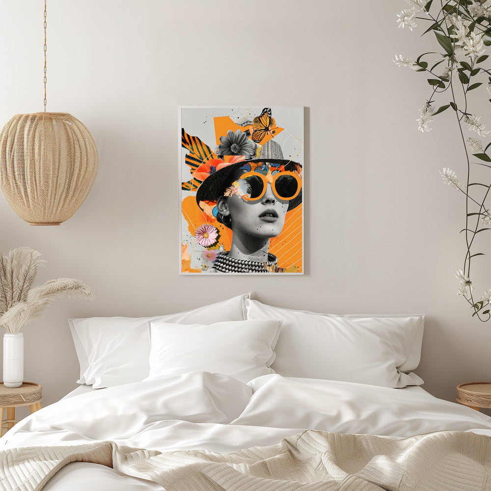 The Collage Girl No 1 - plakatstore