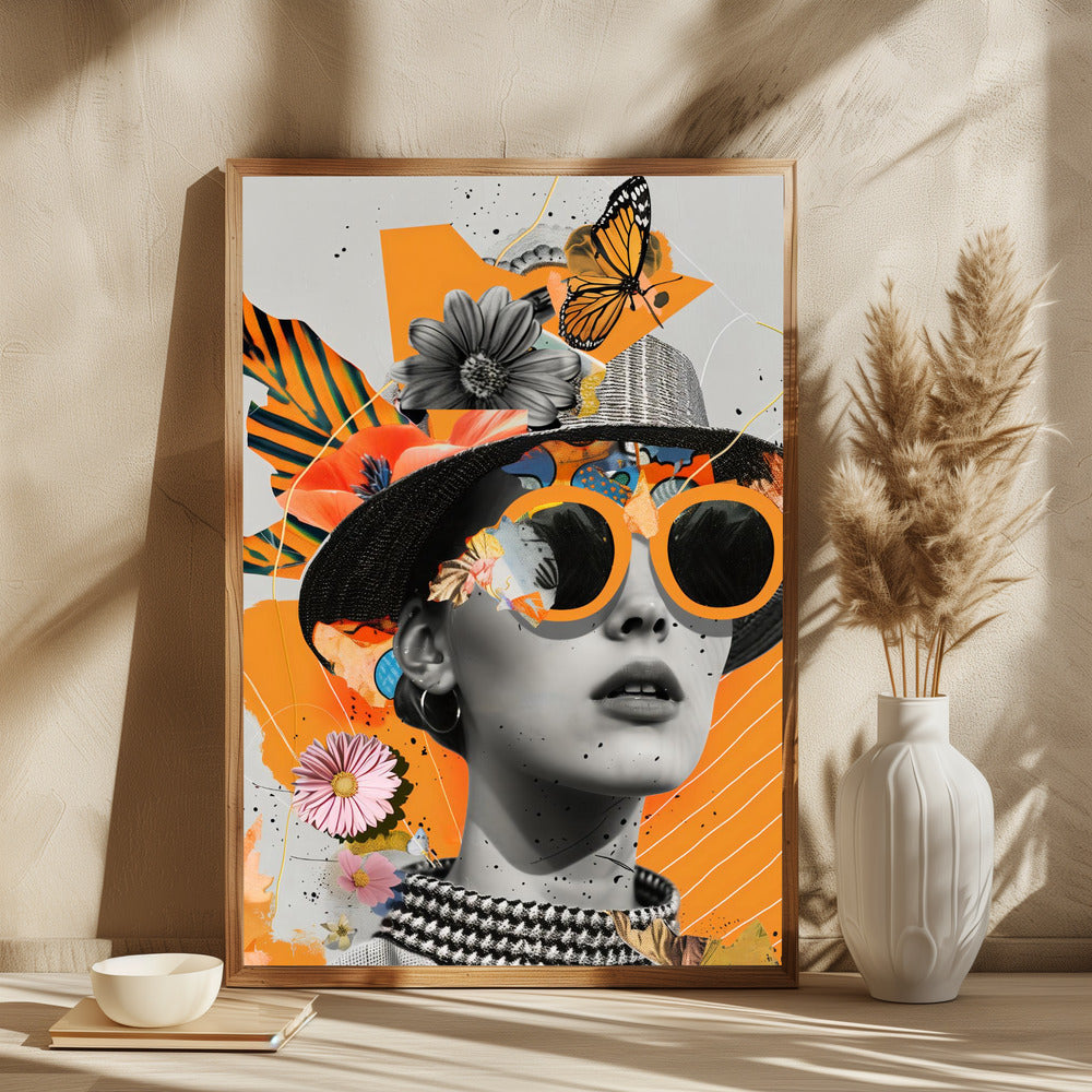 The Collage Girl No 1 - plakatstore