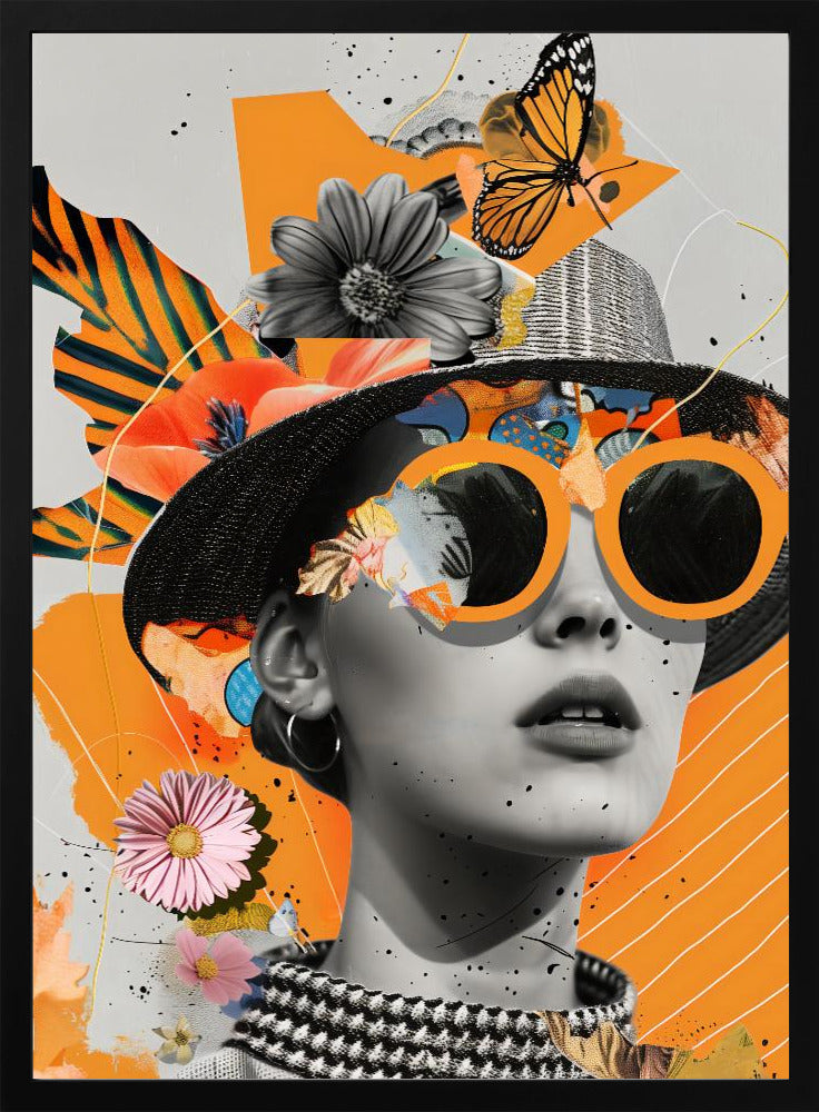 The Collage Girl No 1 - plakatstore
