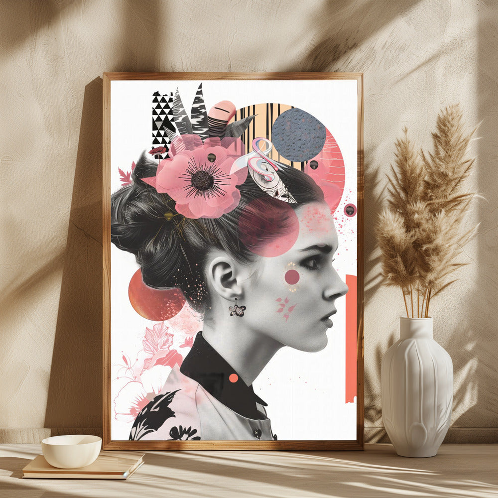 The Collage Girl No 2 - plakatstore