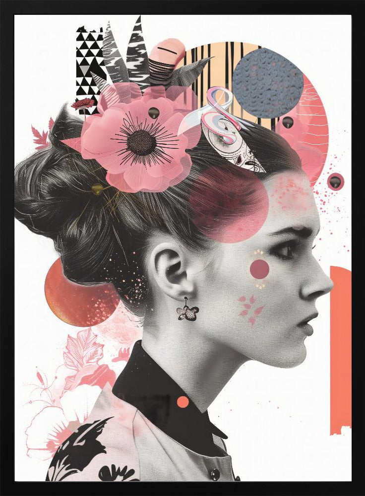 The Collage Girl No 2 - plakatstore