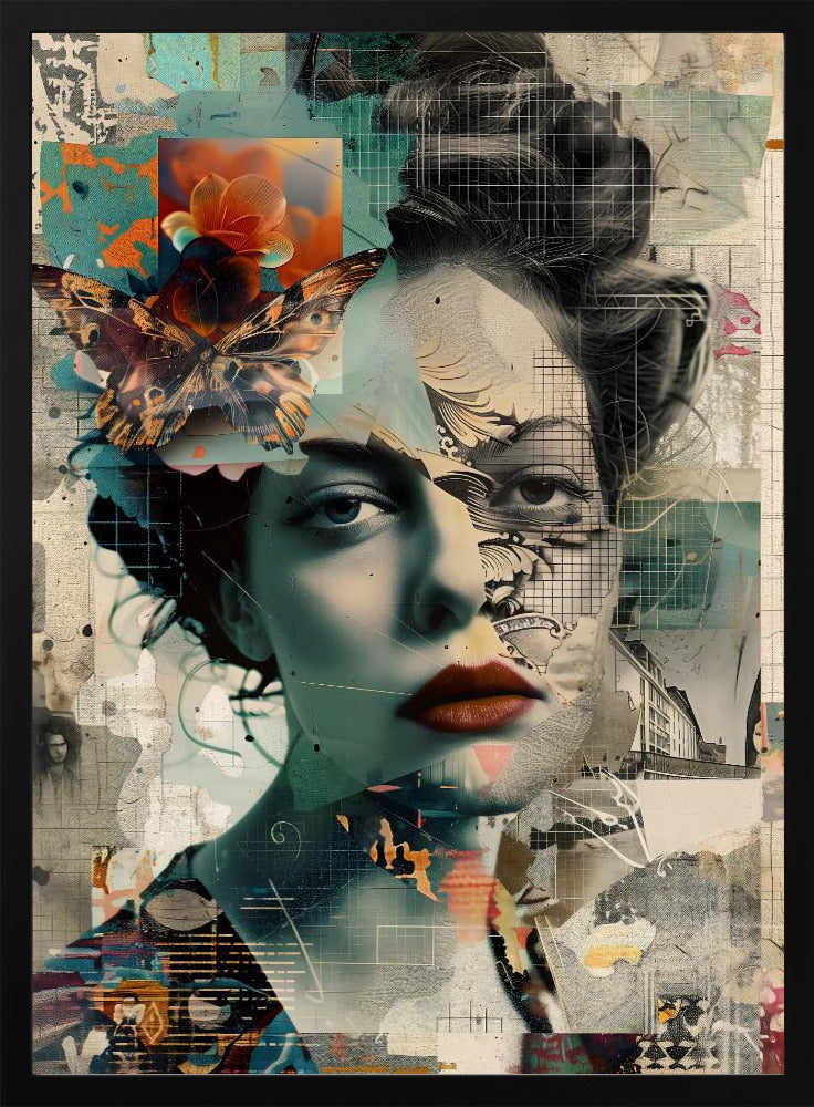 The Collage Girl No 3 - plakatstore