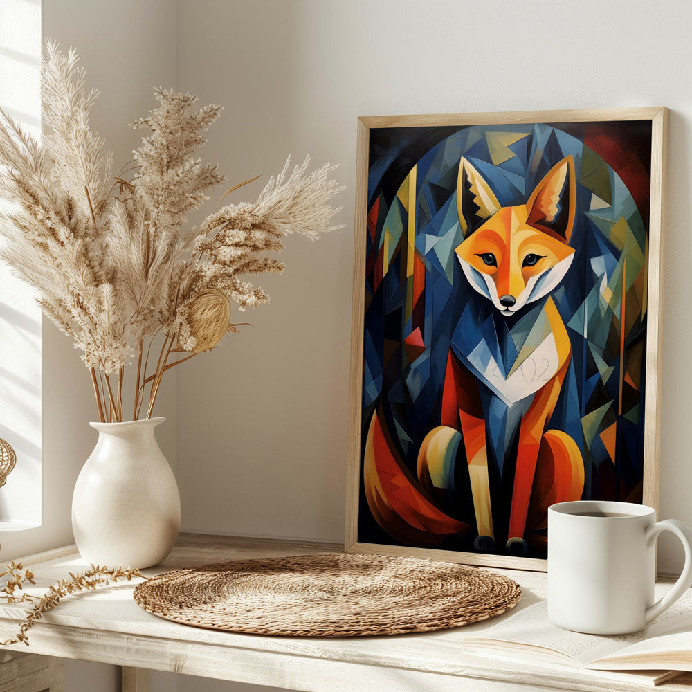 The Cubistic Fox - plakatstore