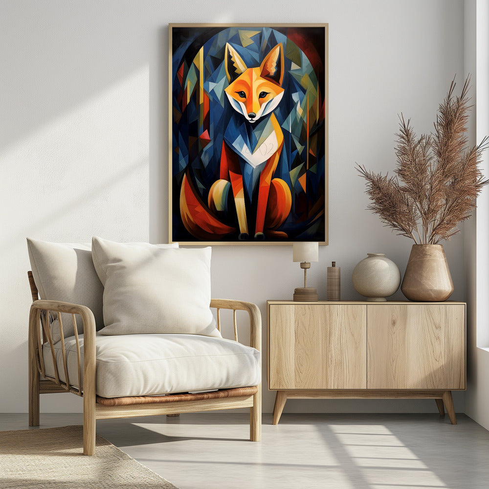 The Cubistic Fox - plakatstore