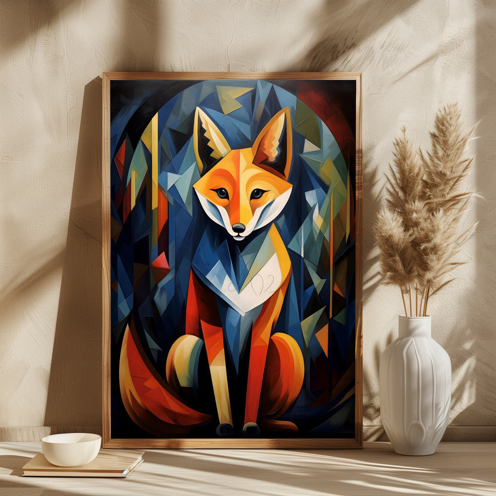 The Cubistic Fox - plakatstore