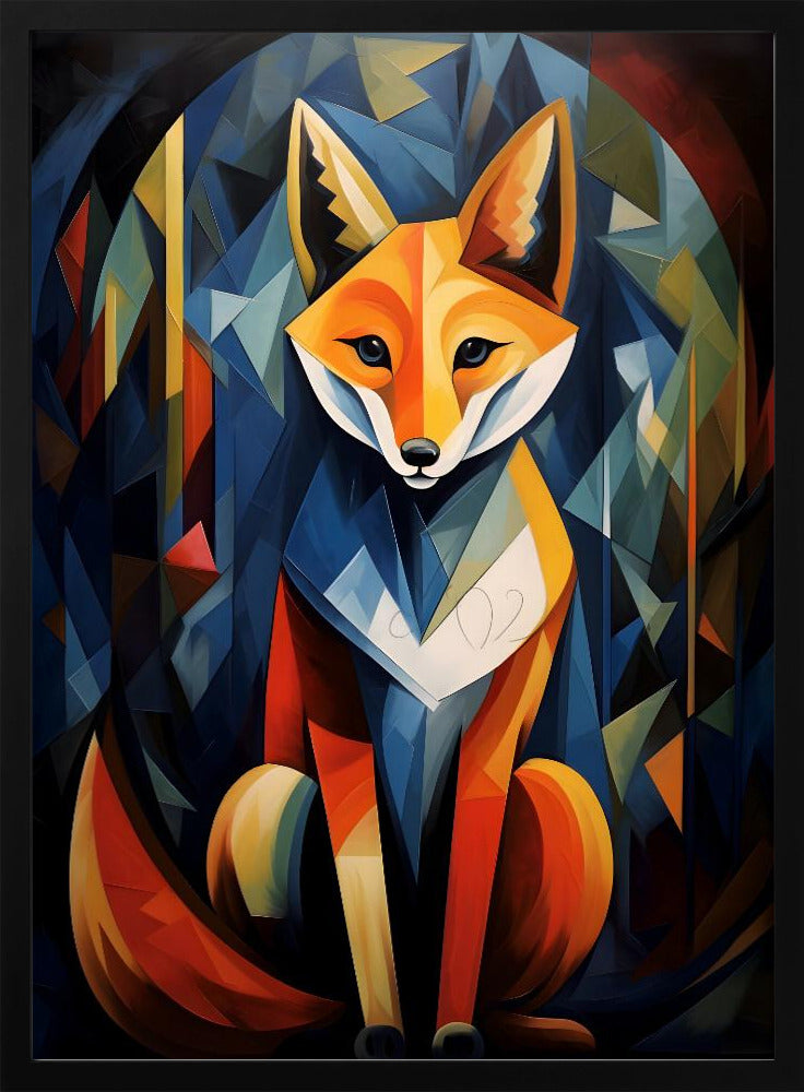 The Cubistic Fox - plakatstore