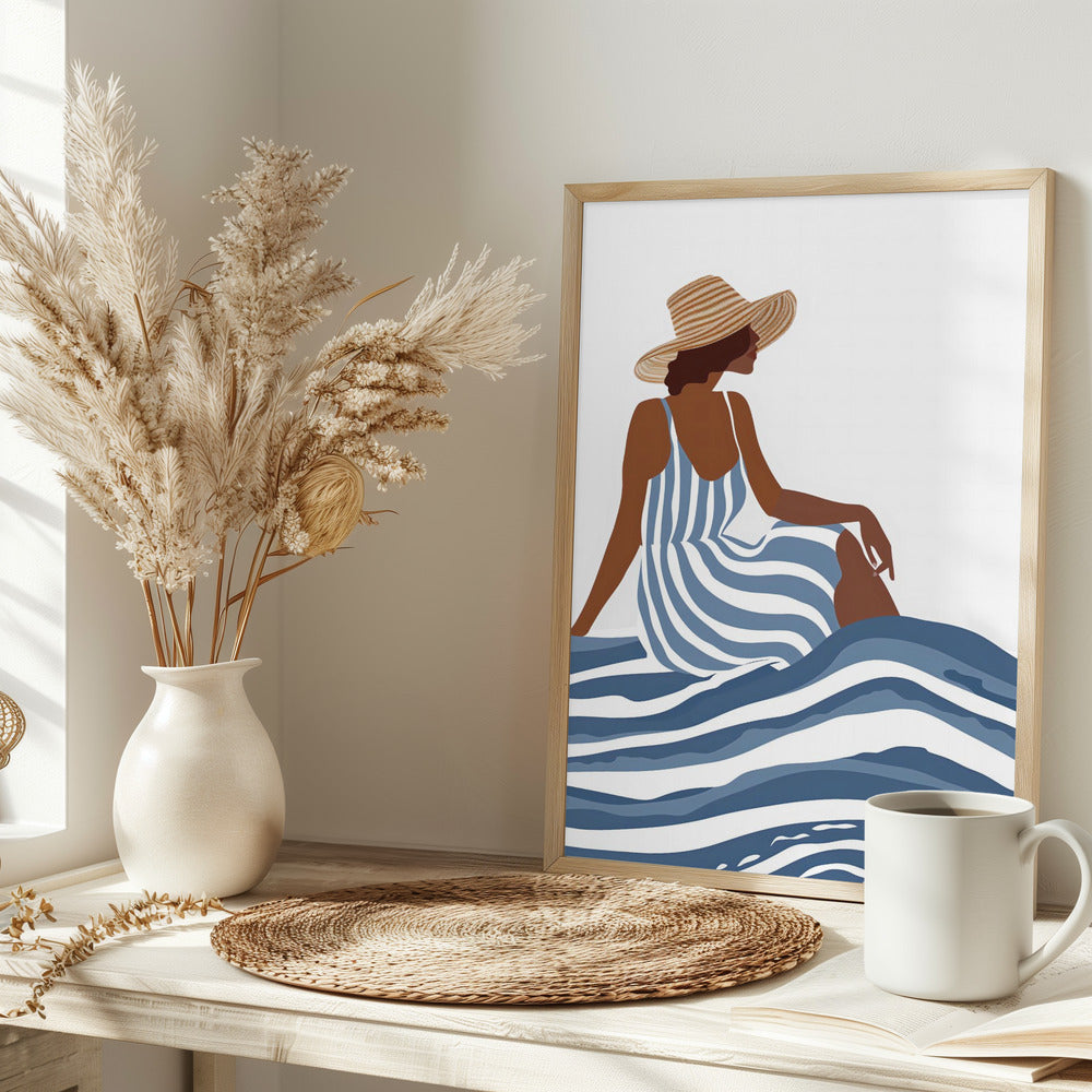 The Girl In the Striped Dress - plakatstore