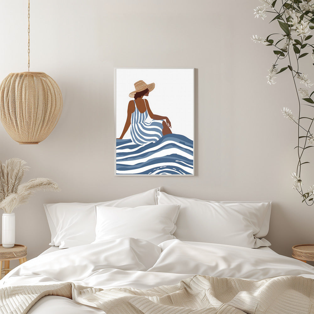 The Girl In the Striped Dress - plakatstore