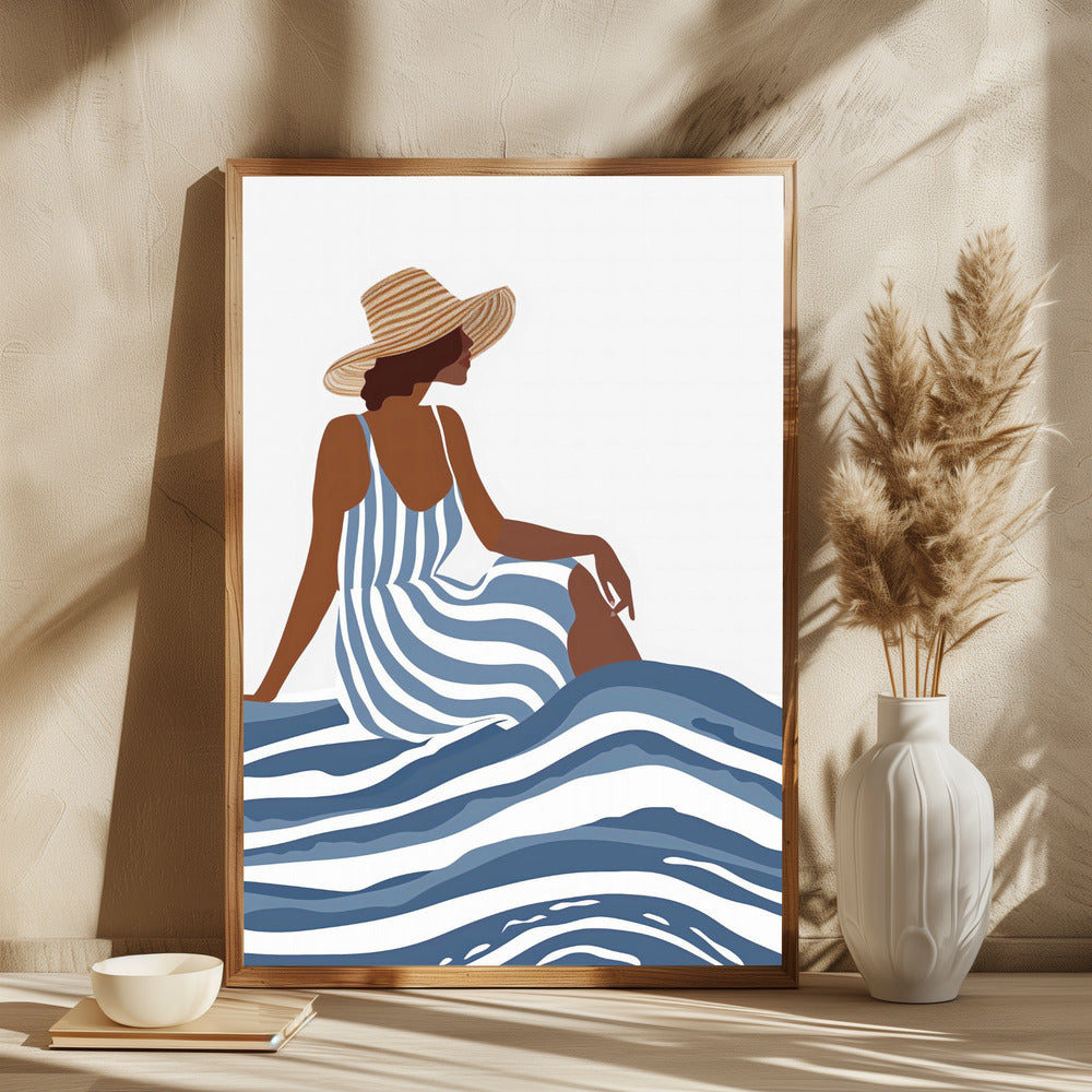 The Girl In the Striped Dress - plakatstore