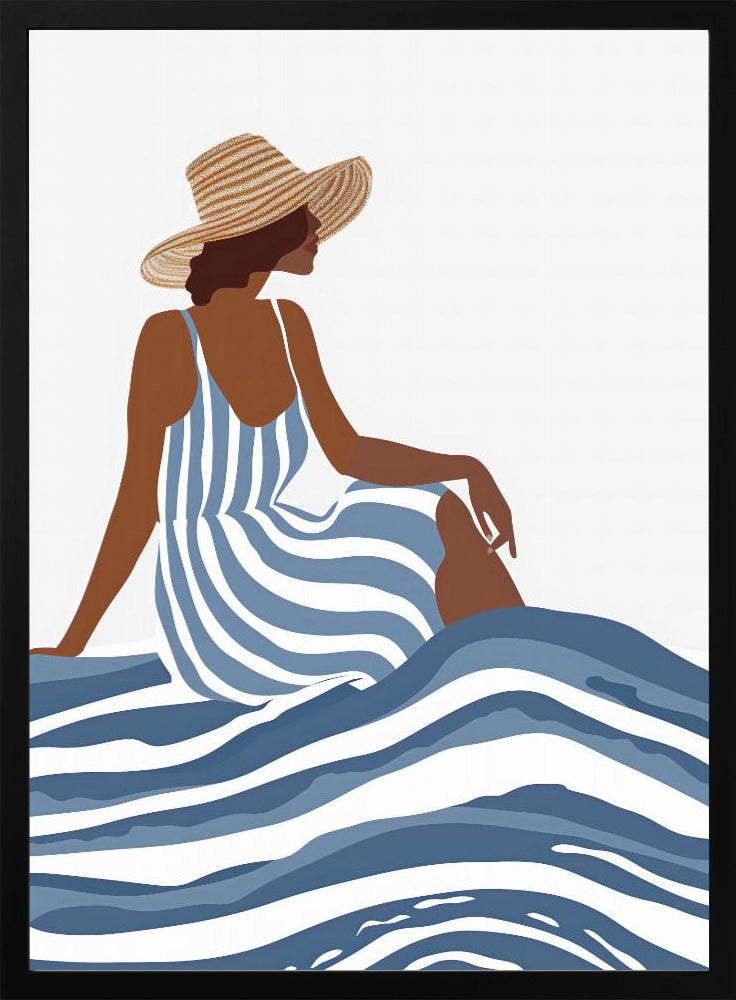 The Girl In the Striped Dress - plakatstore