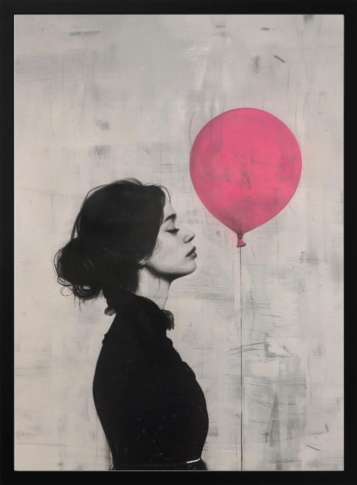 The Girl With the Pink Balloon - plakatstore