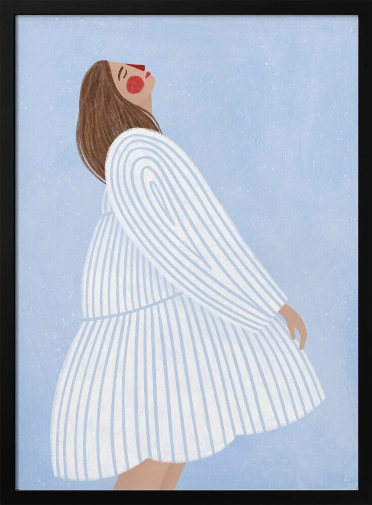 The Woman With the Blue Stripes - plakatstore