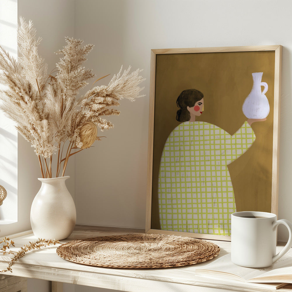 The Woman With Vase - plakatstore