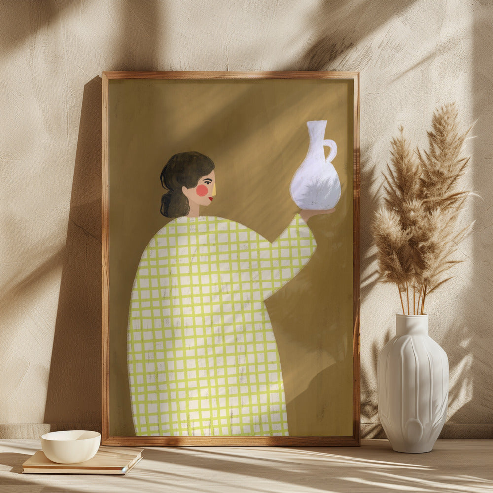 The Woman With Vase - plakatstore