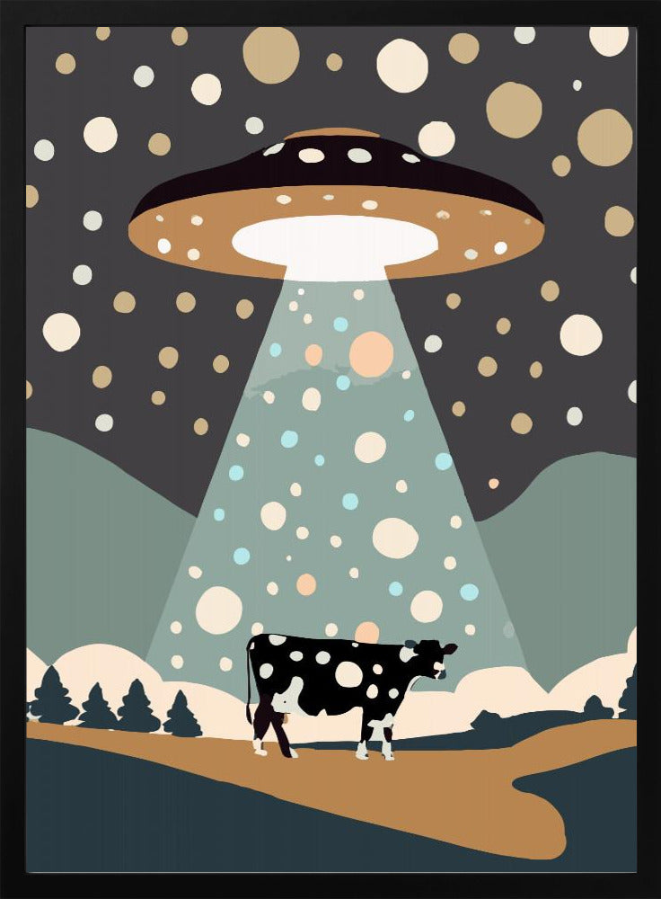 UFO & cow - plakatstore