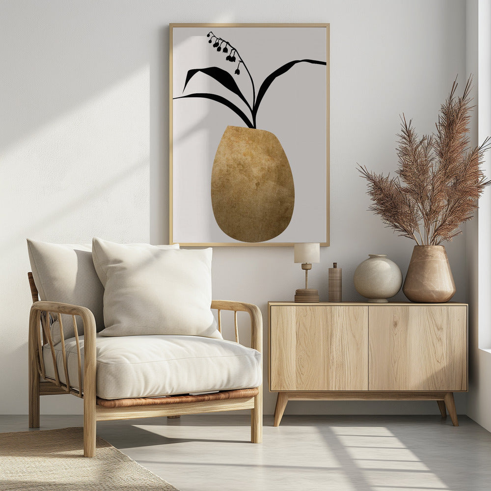 Water Lilies Gold - plakatstore