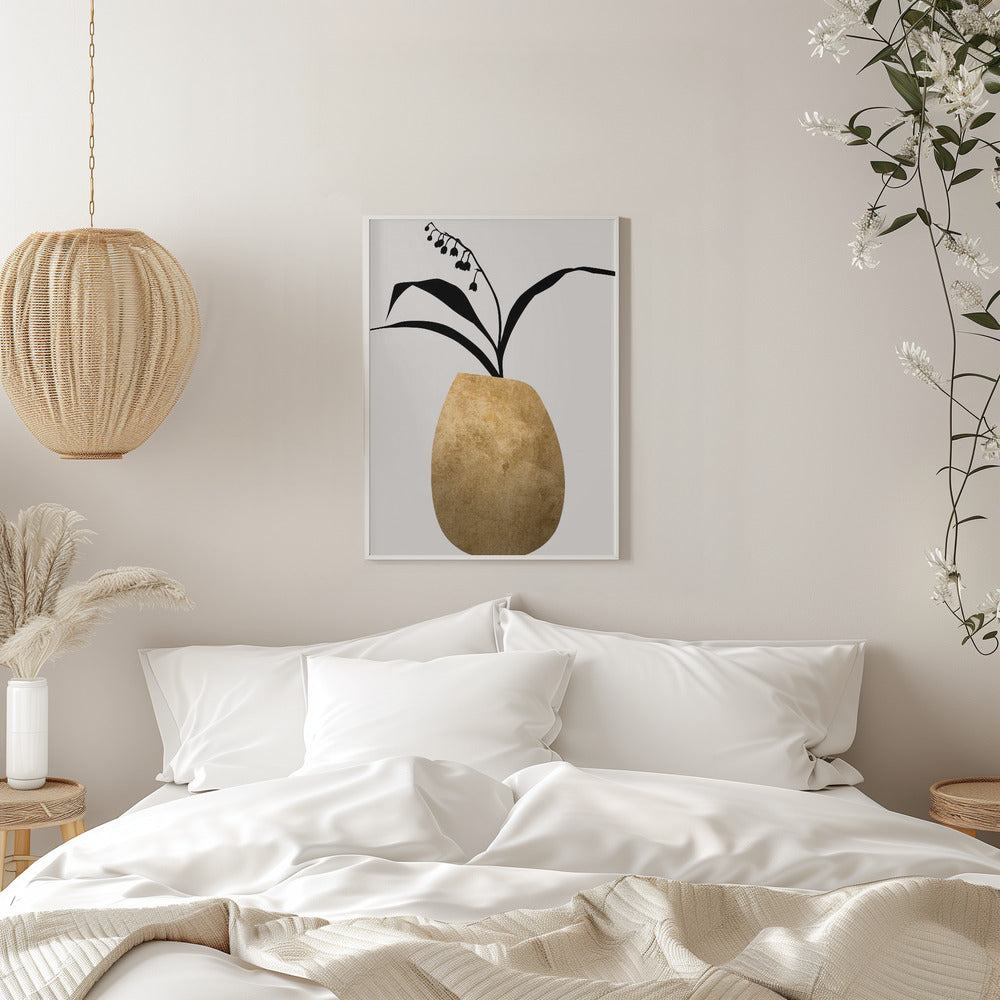 Water Lilies Gold - plakatstore