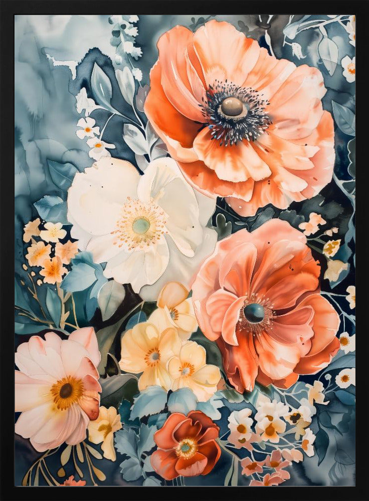 Watercolor Floral No. 7 - plakatstore