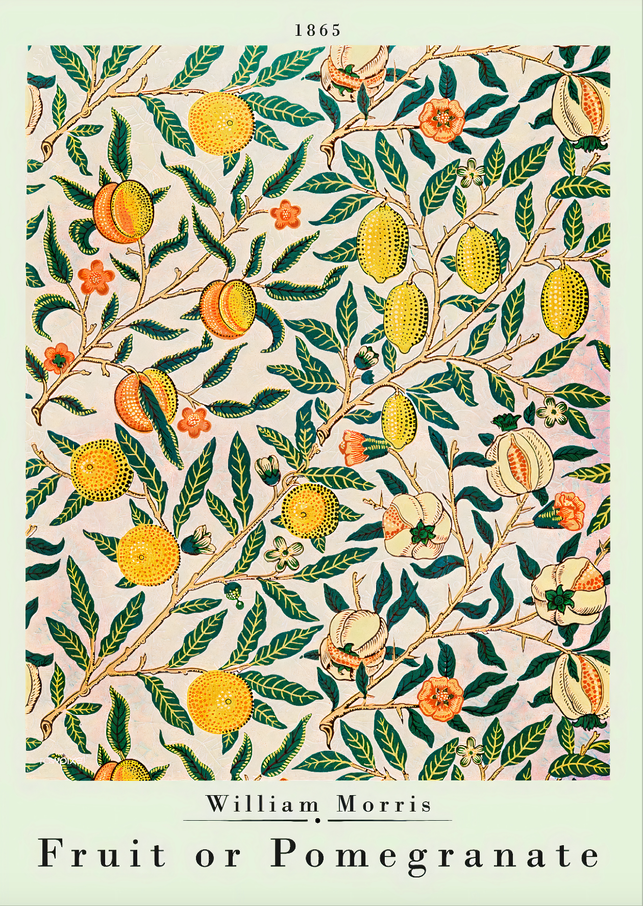 William Morris Vintage Plakat