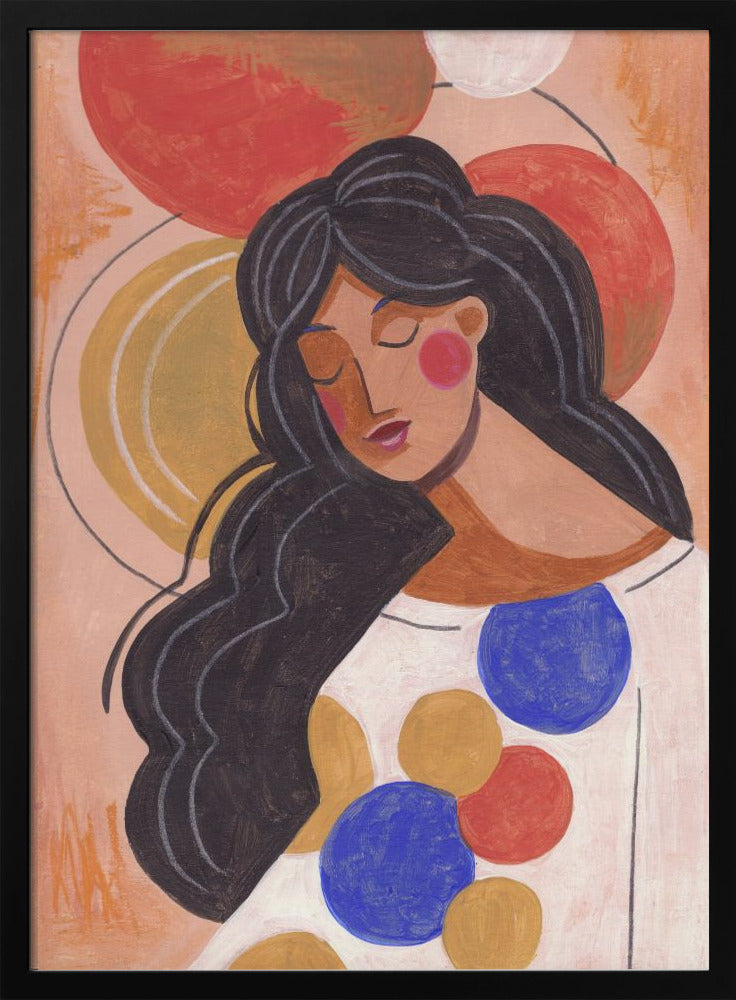 Woman in Thoughts - plakatstore