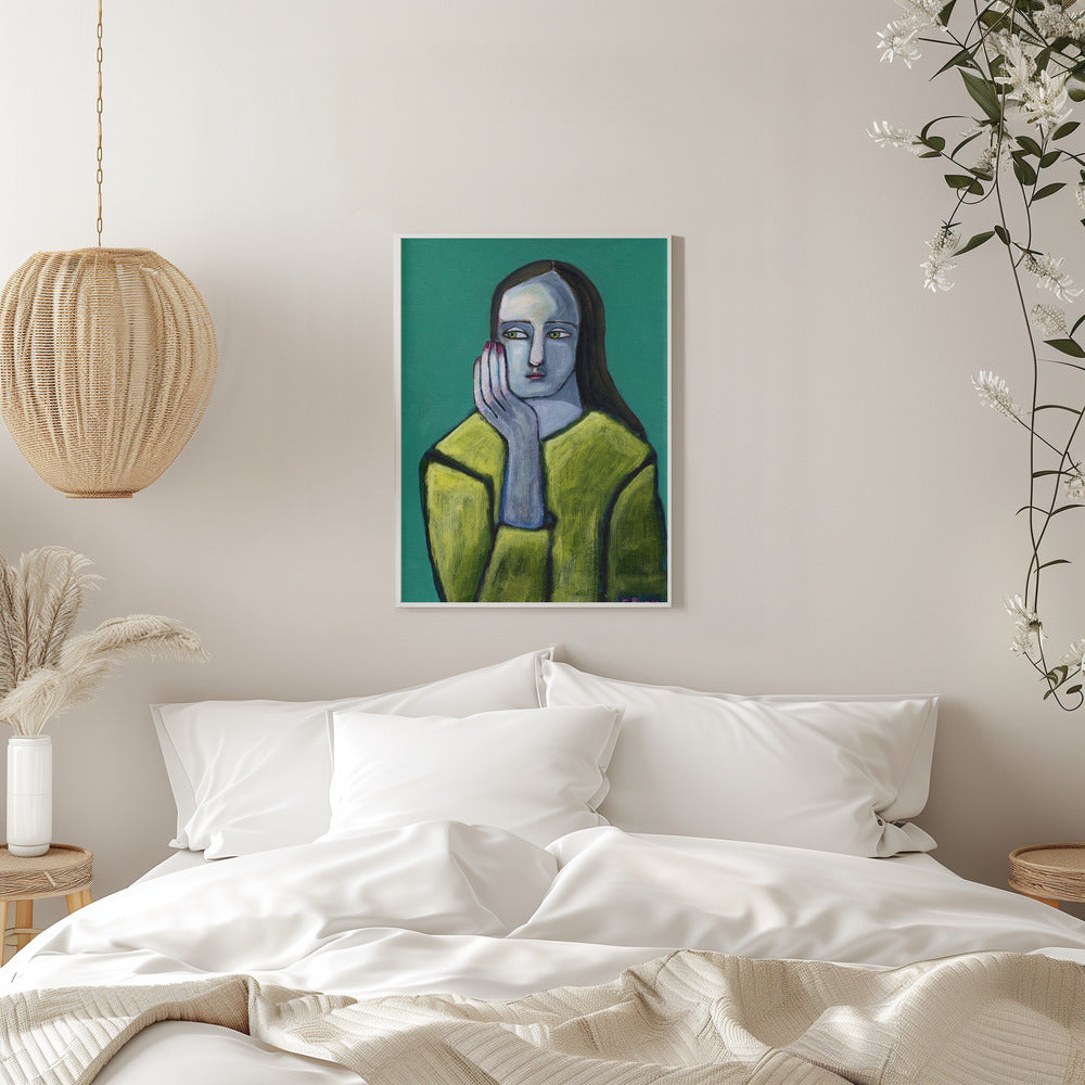 Woman with Big Hands