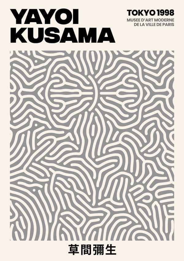 Yayoi Kusama Infinity Grey