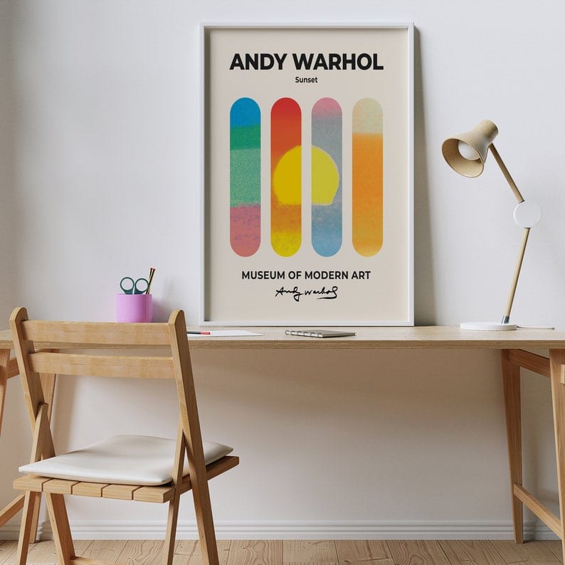 Andy Warhol Sunset 2 Plakat - plakatstore