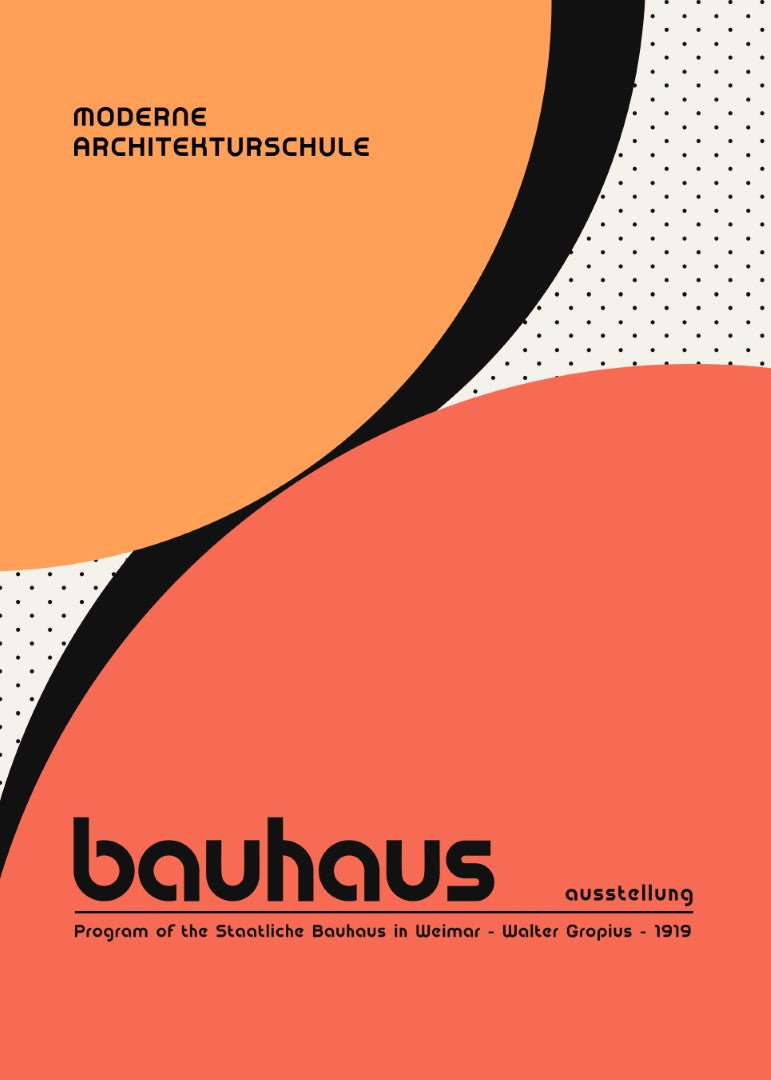 Bauhaus 1919 Plakat - plakatstore