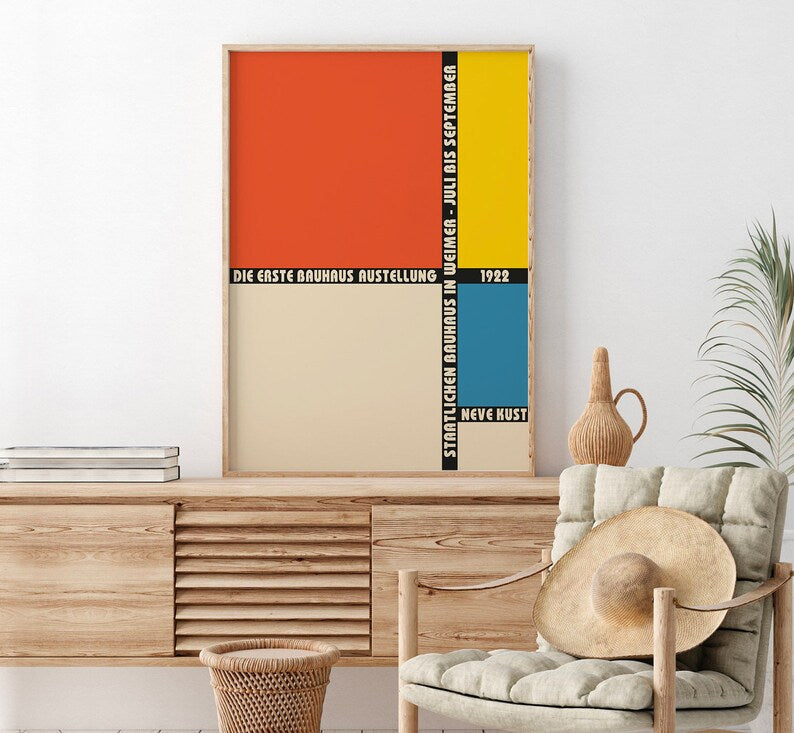 Bauhaus 1922 Plakat - plakatstore