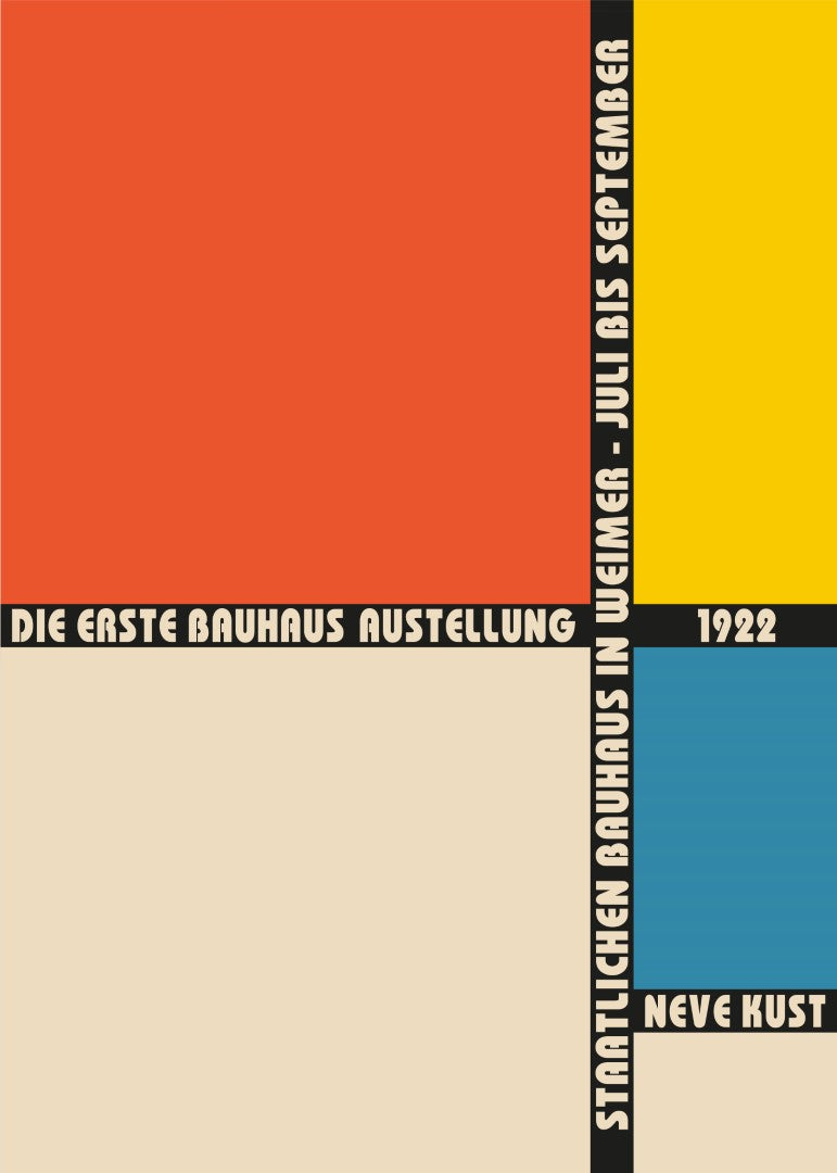 Bauhaus 1922 Plakat - plakatstore